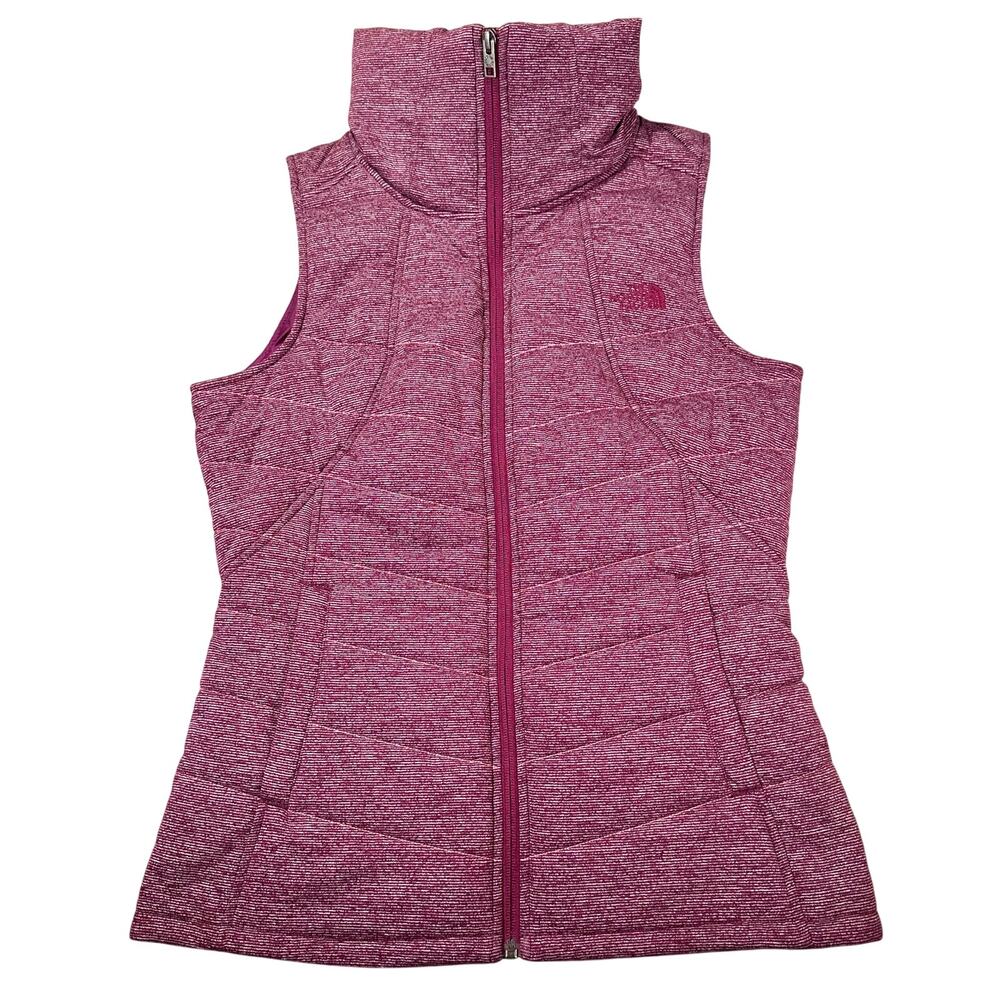 The North Face Pseudio Puffer Vest Women's Plum Purple Quilted Outdoor